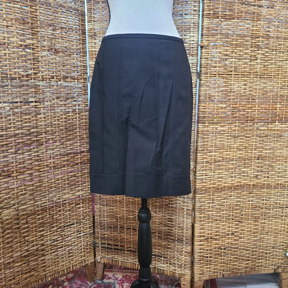White House Black Market Perfect Form Pencil Skirt Black Sz 4